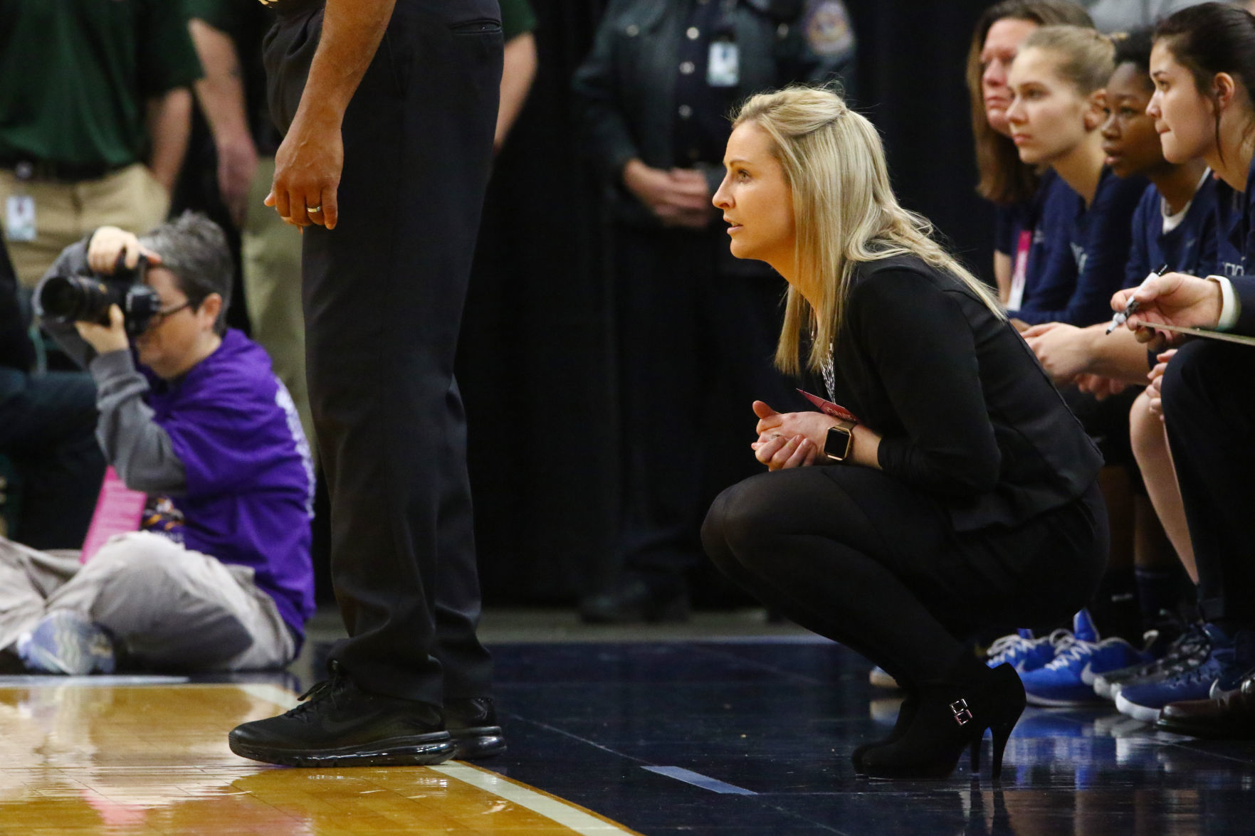 Gallery: Girls Basketball State Finals: Marquette Catholic vs. Vincennes Rivet
